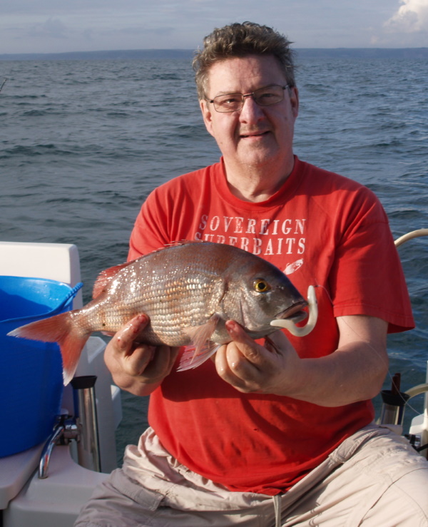 Couch's Bream caught off the South Devon coast, 4lb 7ozs