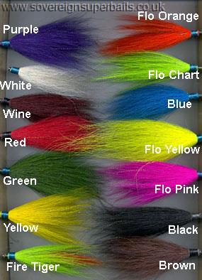 Bucktail colours