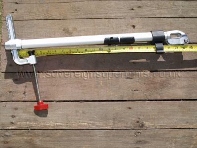 Portable sonar stick mount size